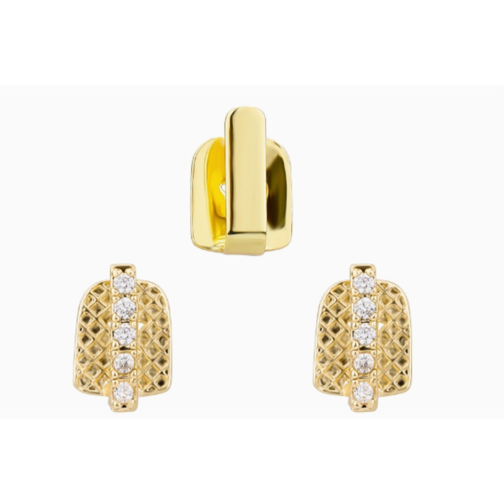 Men Accessories In Silver - Позолоченные и посеребренные зубные грилзы в