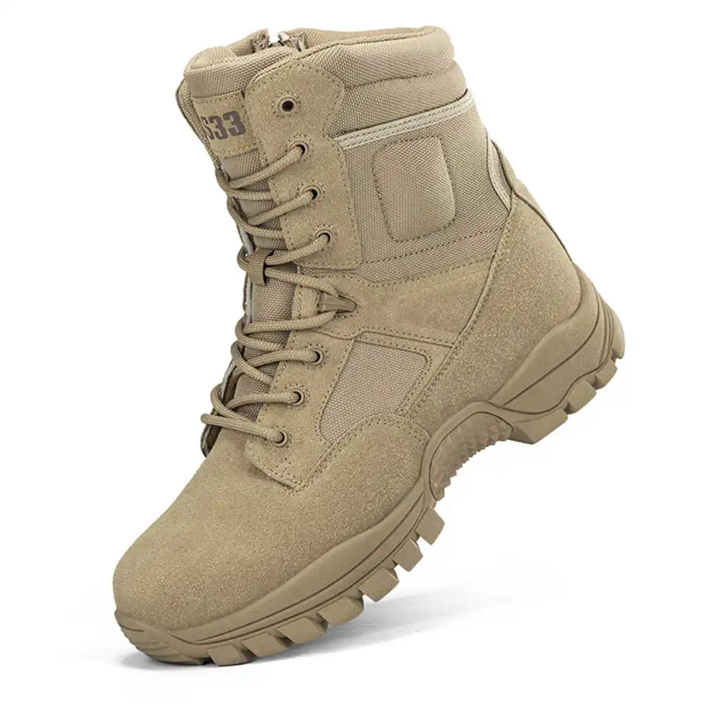 Men Accessories Low Price - Нескользящие походные ботинки из натуральной кожи.