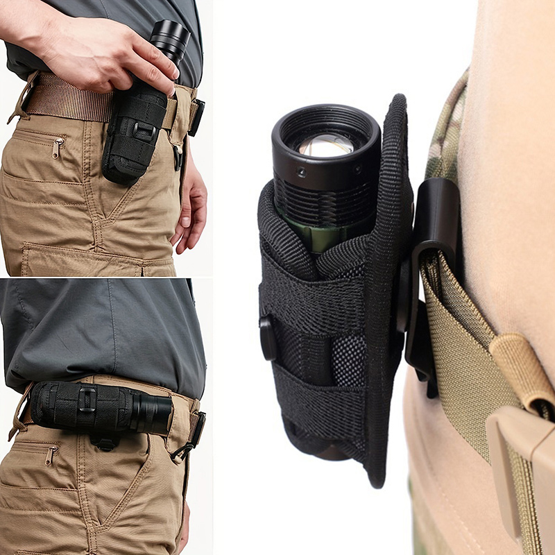Men Accessories Kit Bag - Тактический фонарик, поясная сумка для фонаря,