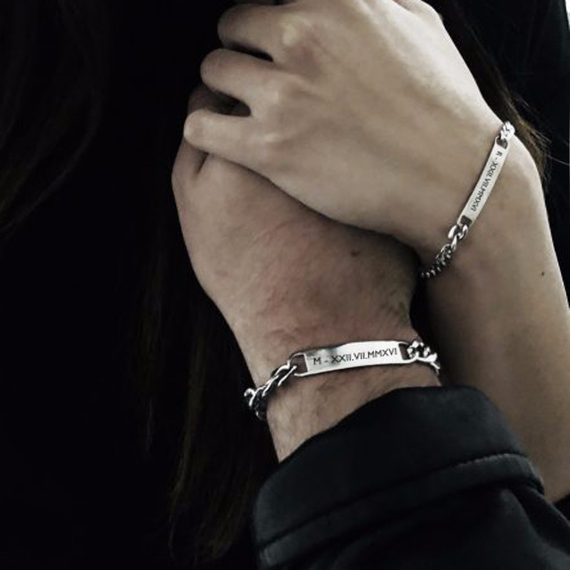 Men Accessories All - Браслет мужской/женский/мужской, из нержавеющей стали, с