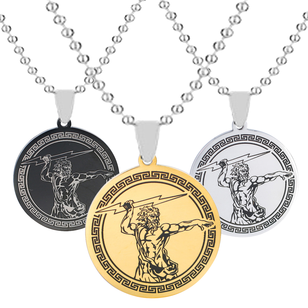 Zeus Men Accessories - 7 стилей, винтажное ожерелье Zeus Athena