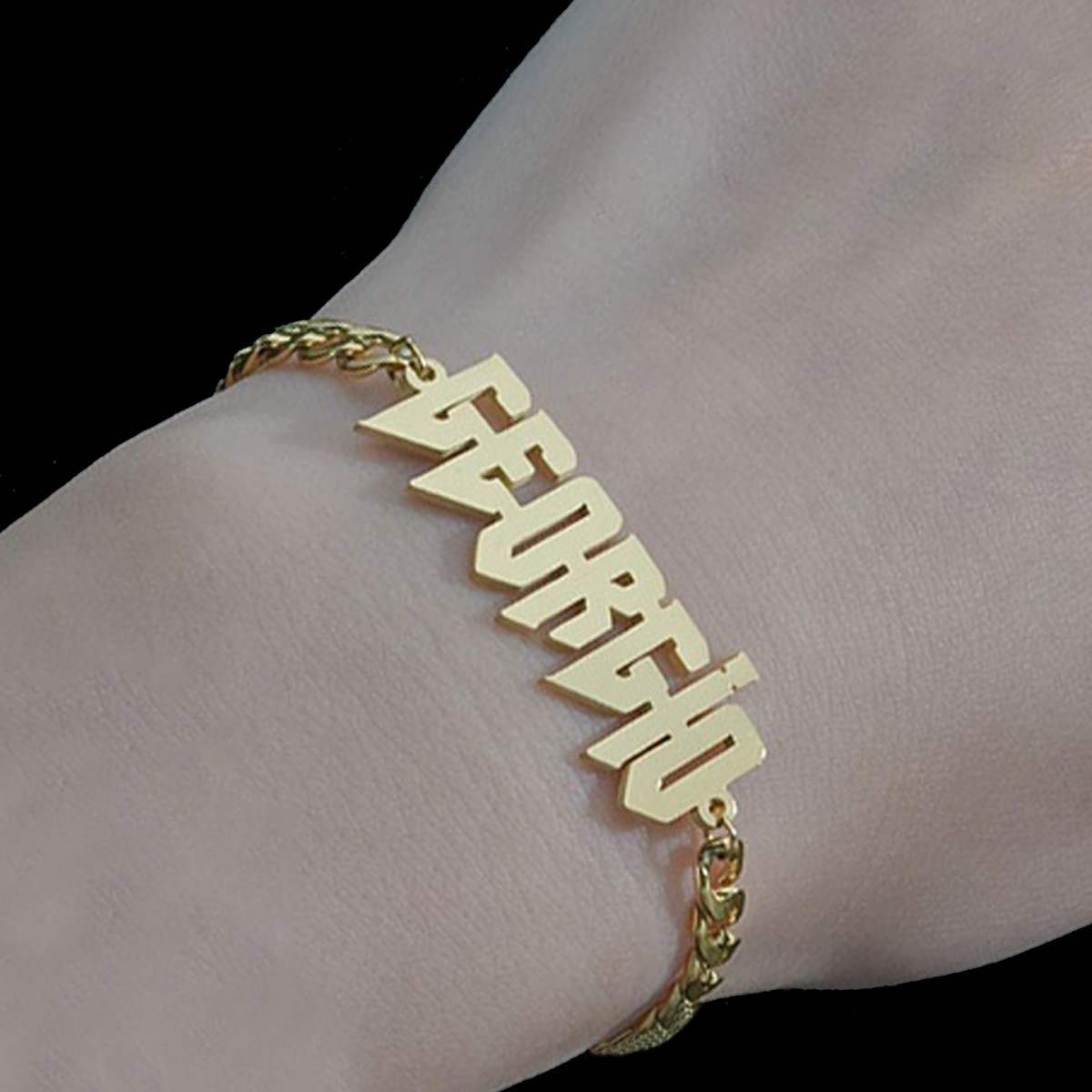 Men Accessories Chain And Bracelet - Браслет с именной табличкой на заказ