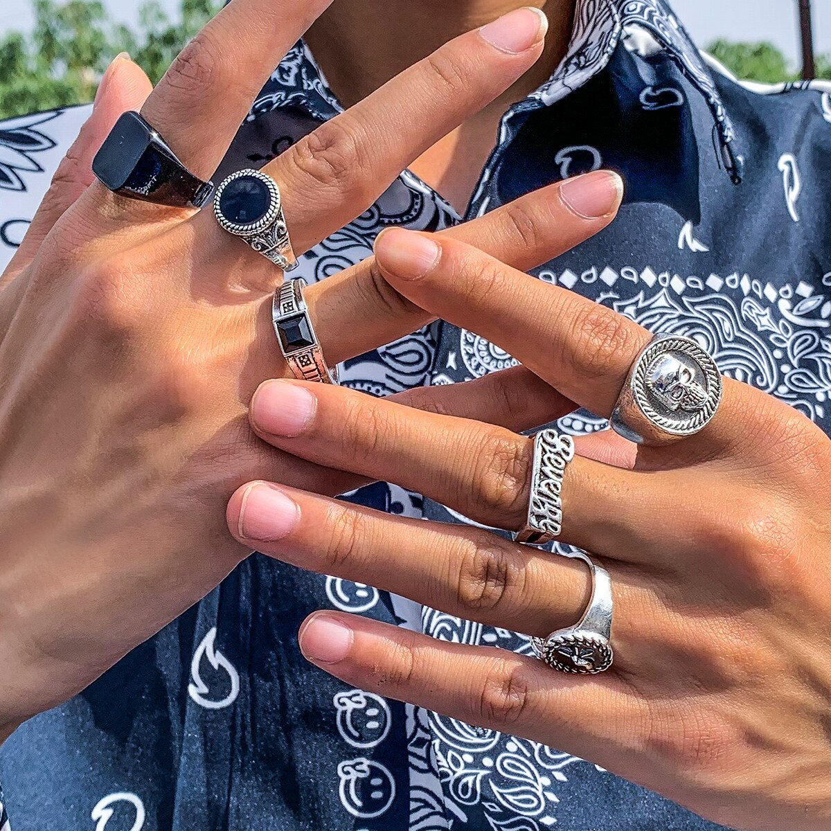 6 шт./набор, винтажный набор к – обзор и цена Men Accessories All