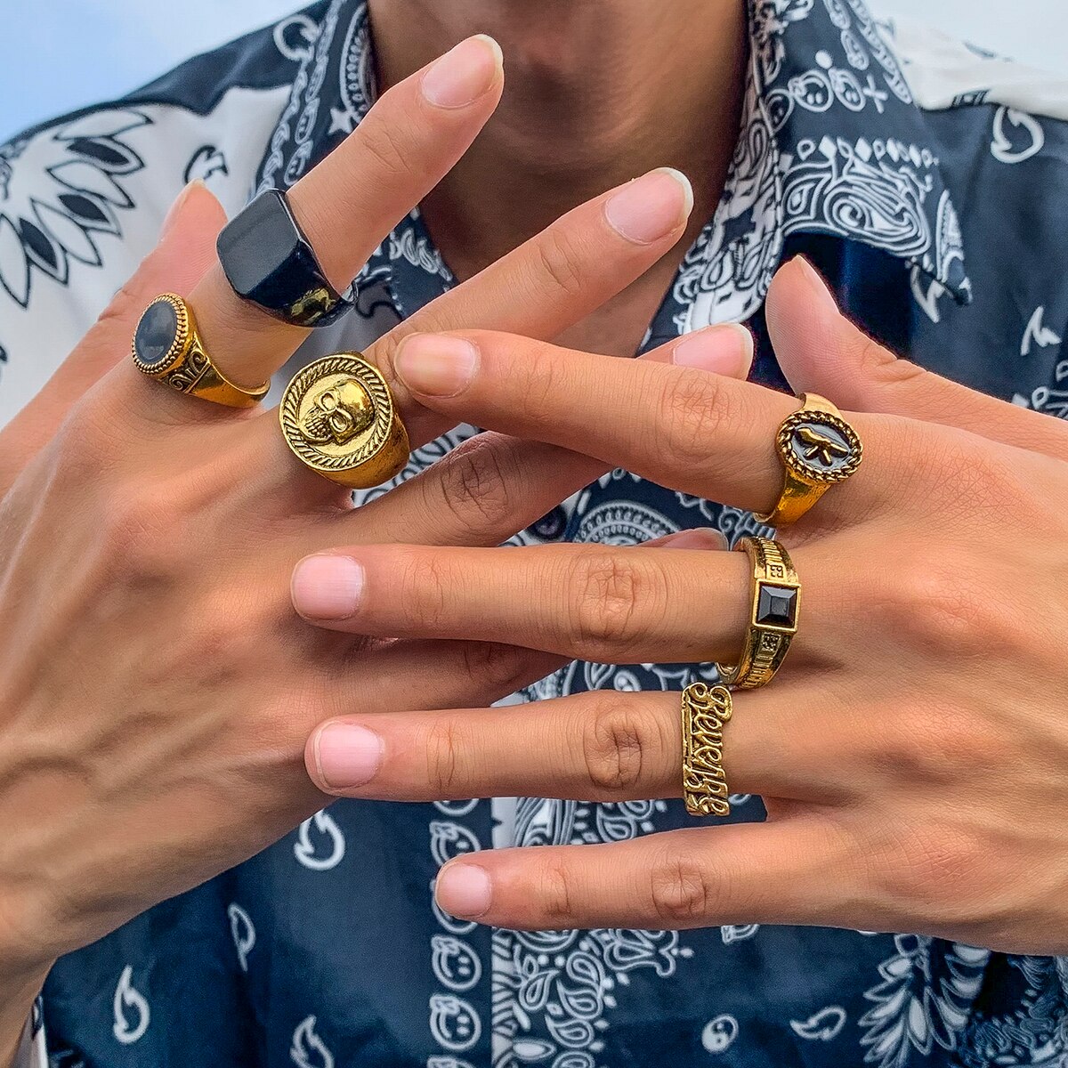 6 шт./набор, винтажный набор к – обзор и цена Men Accessories All
