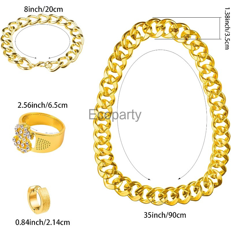 80-х 90-х годов хип-хоп костюм – обзор и цена Men Accessories Chain And Bracelet