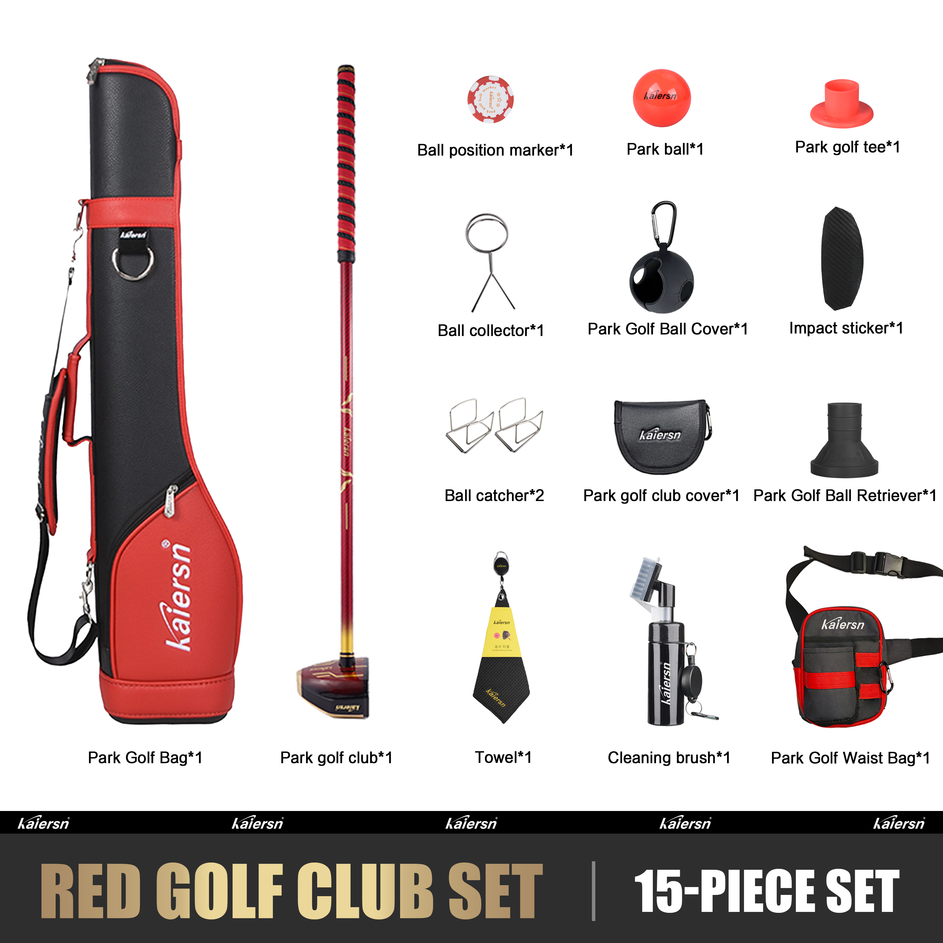 Набор для гольфа Kaiersn Park  – обзор и цена Men Accessories Kit Bag