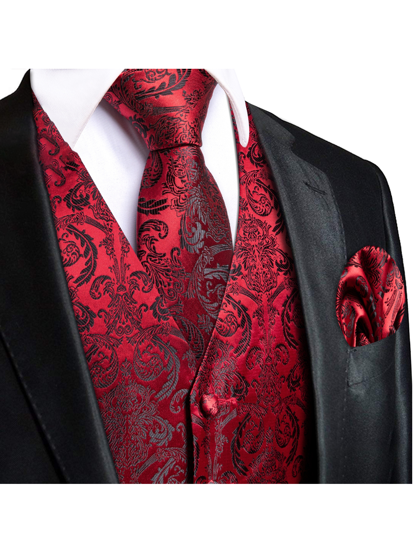 Красный жаккардовый галстук-ба – обзор и цена Men'S Accessories Office