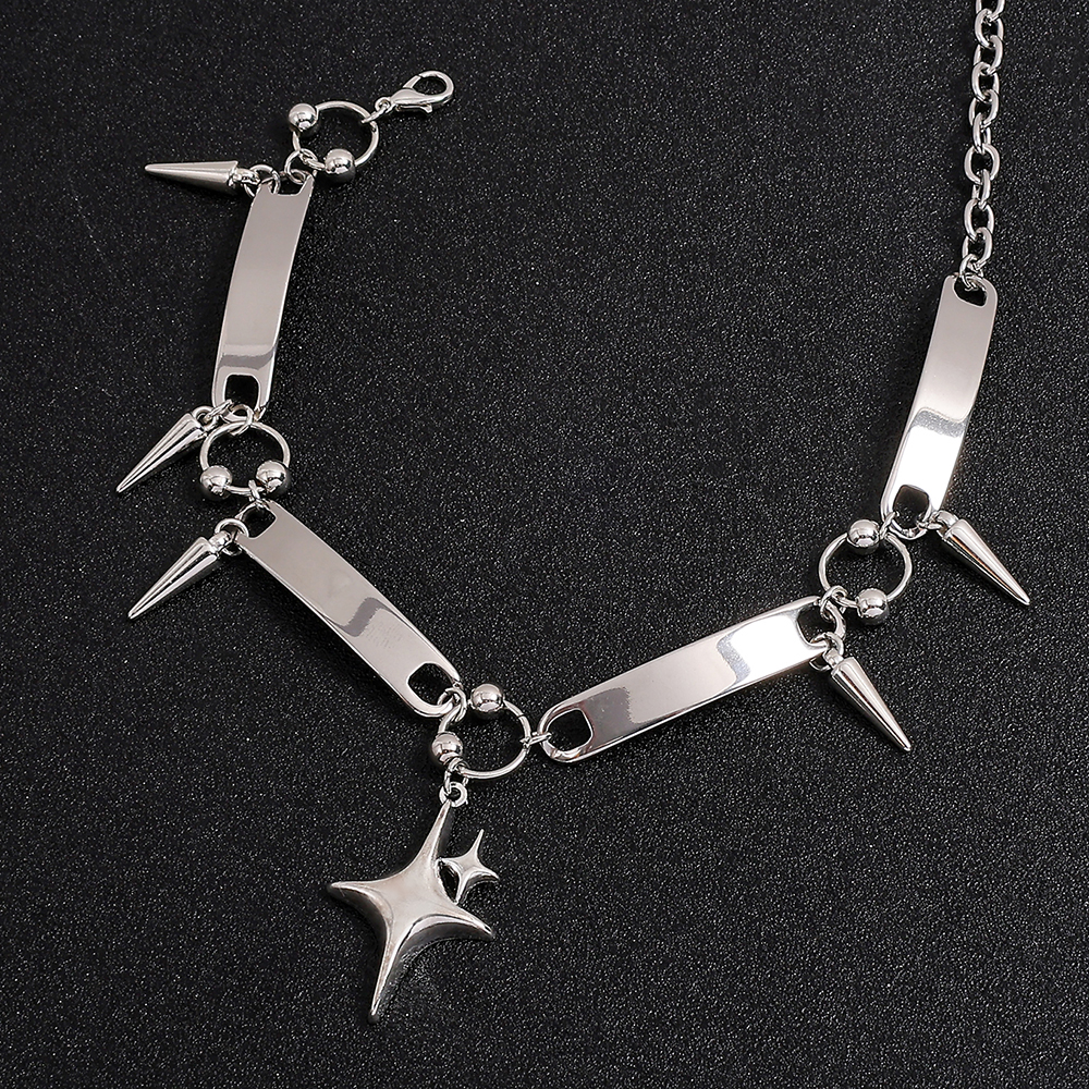 Ожерелье-чокер в стиле панк с  – обзор и цена Men Accessories In Silver