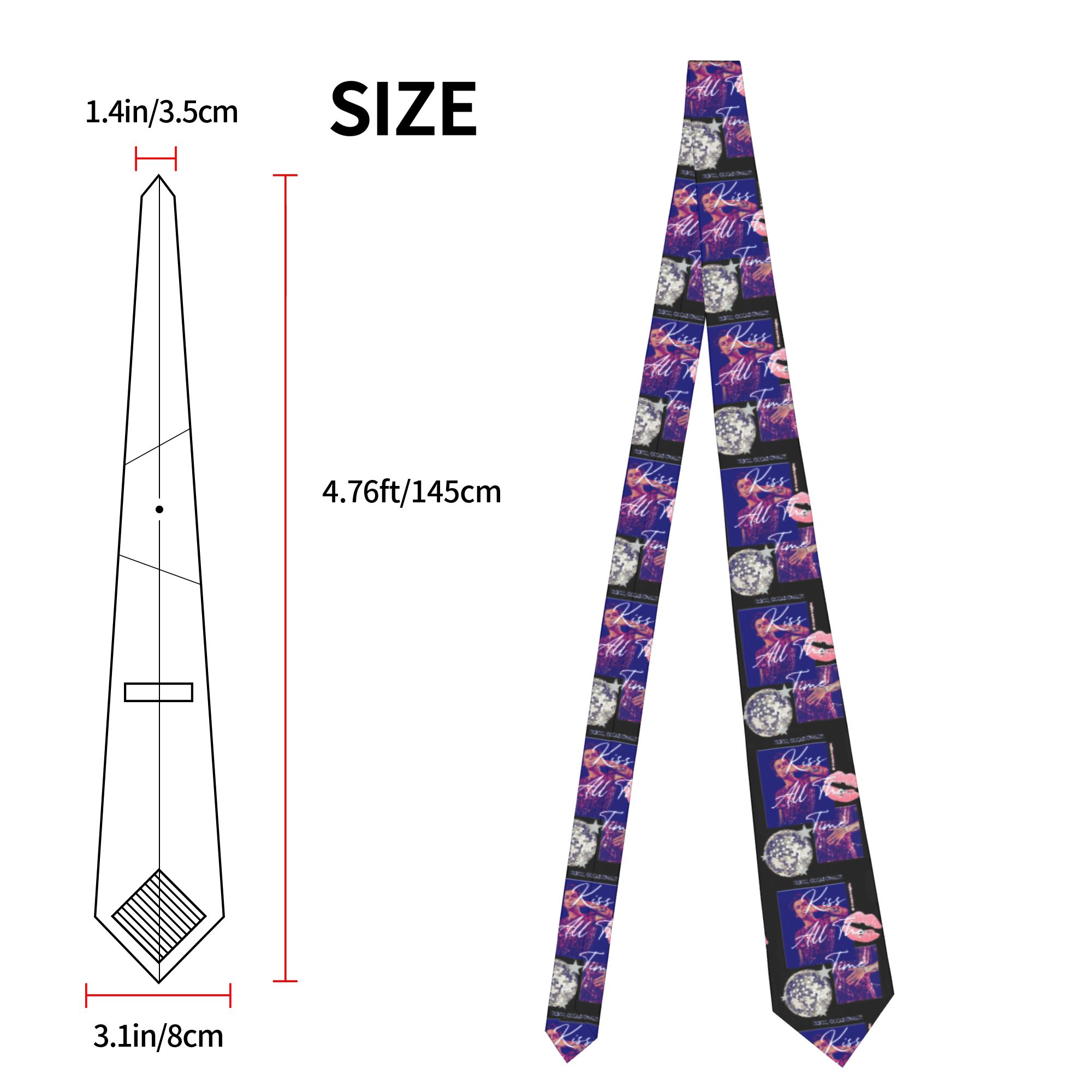 Галстук для мужчин Kiss All Th – обзор и цена Men Accessories All