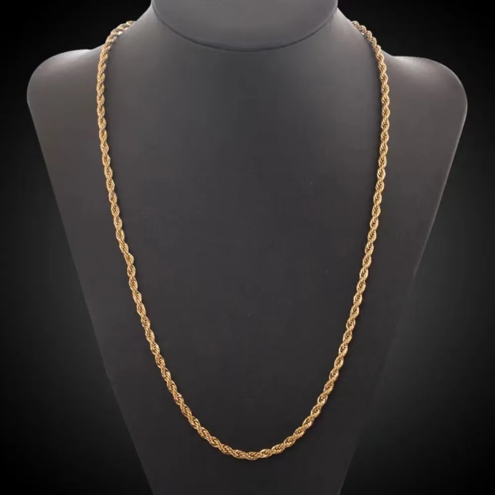 2 шт., модная 18-каратное золо – обзор и цена Men Accessories Chain And Bracelet