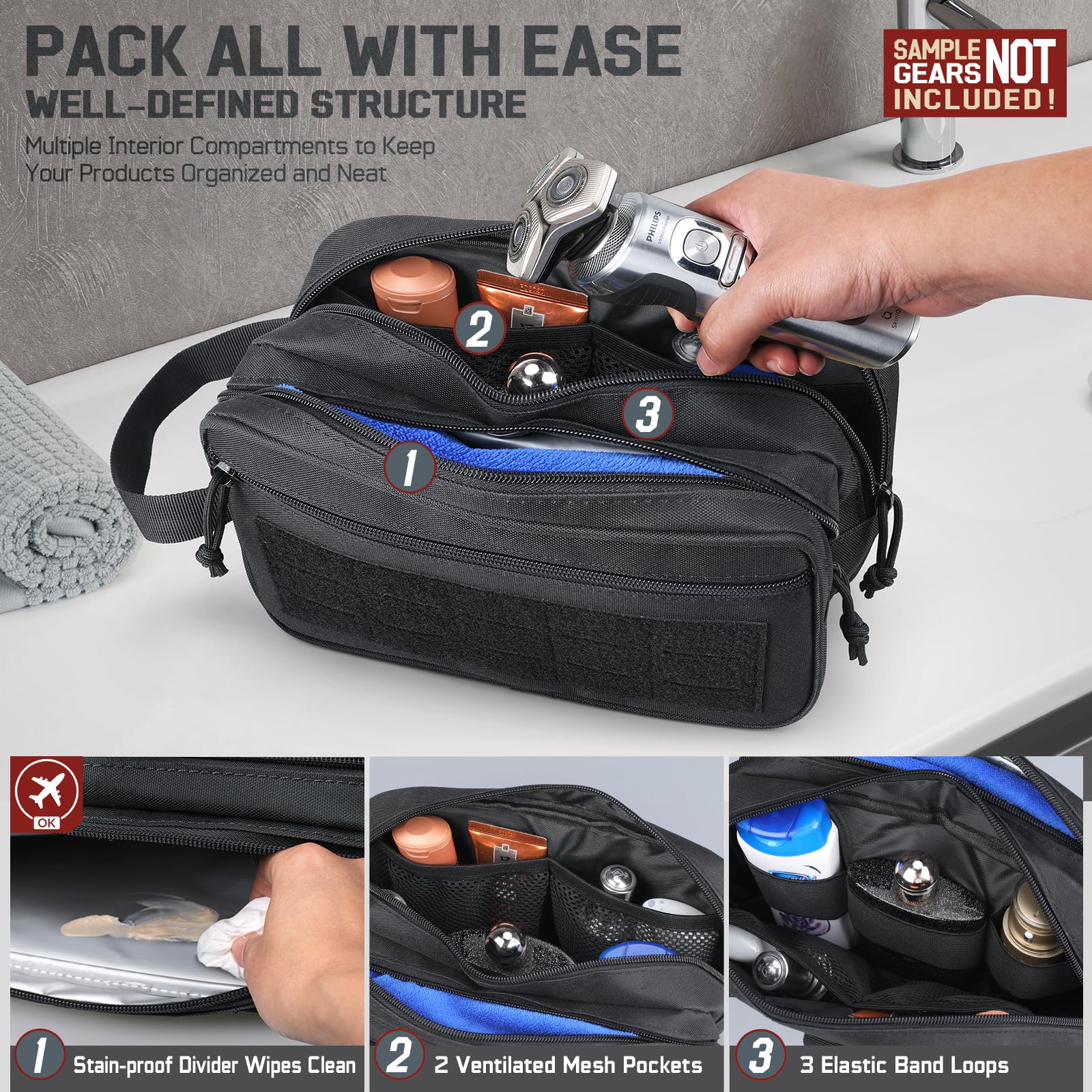 Тактическая косметичка для муж – обзор и цена Men Accessories Kit Bag